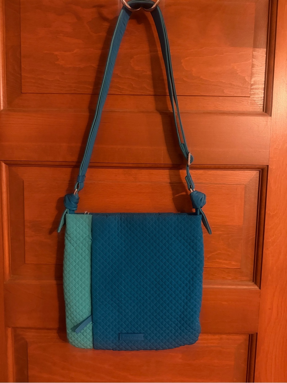 Teal Quilted Vera Bradley  Crossbody Bag
